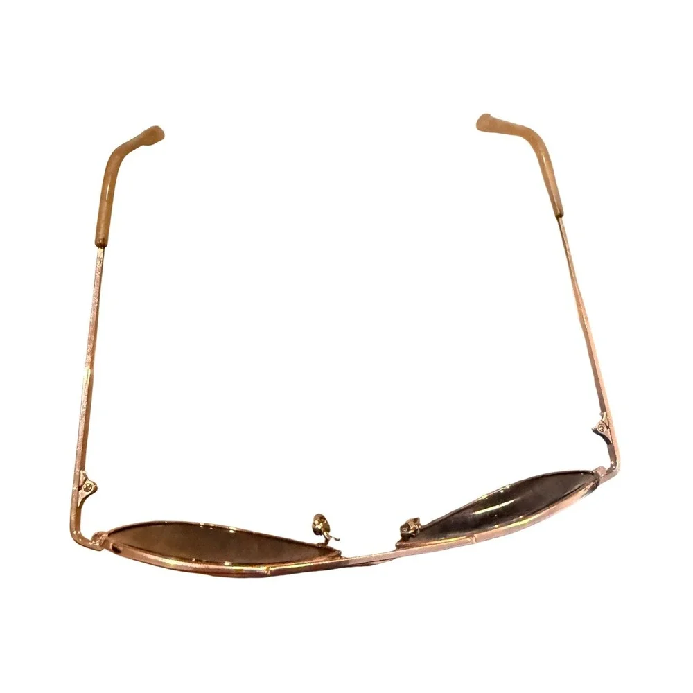 Foster Grant Prelude Rose Polarized Aviator Sunglasses‎ Classic Coastal Chic